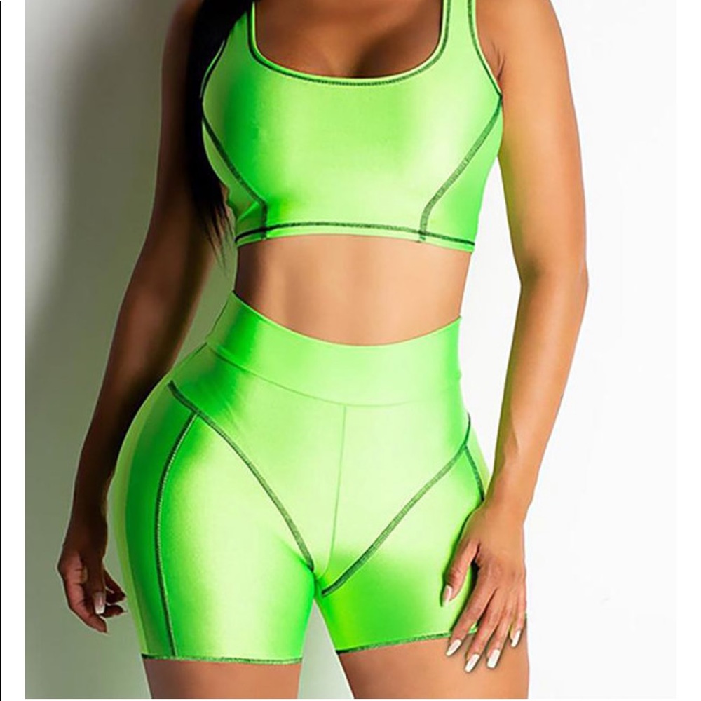 Biker shorts set